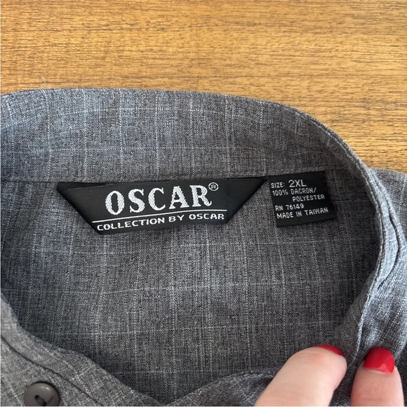 OSCAR collection by OSCAR MEN Button Down Shirt Size XXL - Picture 7 of 10